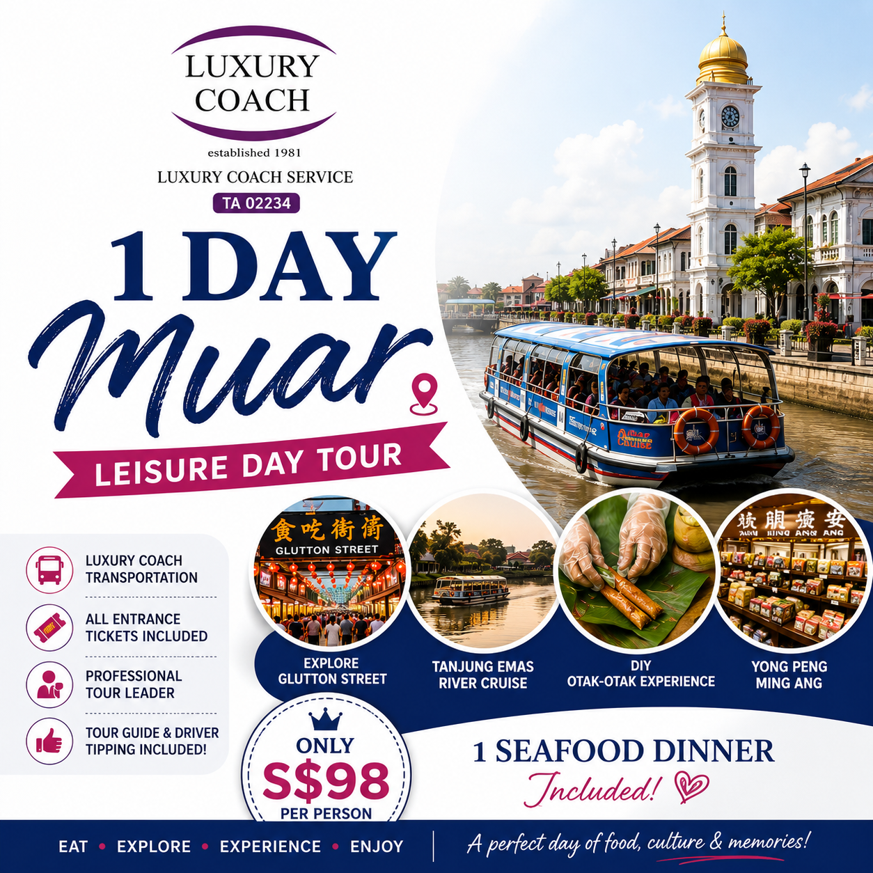 1D Muar Leisure Day Tour